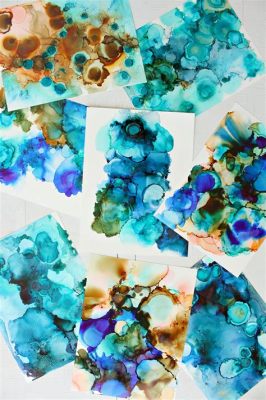 how to do alcohol ink art and the importance of choosing the right tools for your creativity