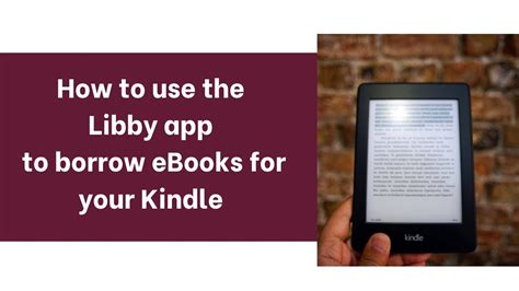 how to get books from libby to kindle'