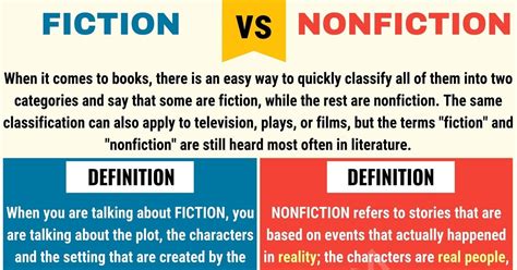 What is the Difference between Fiction and Nonfiction Books: A Detailed Exploration